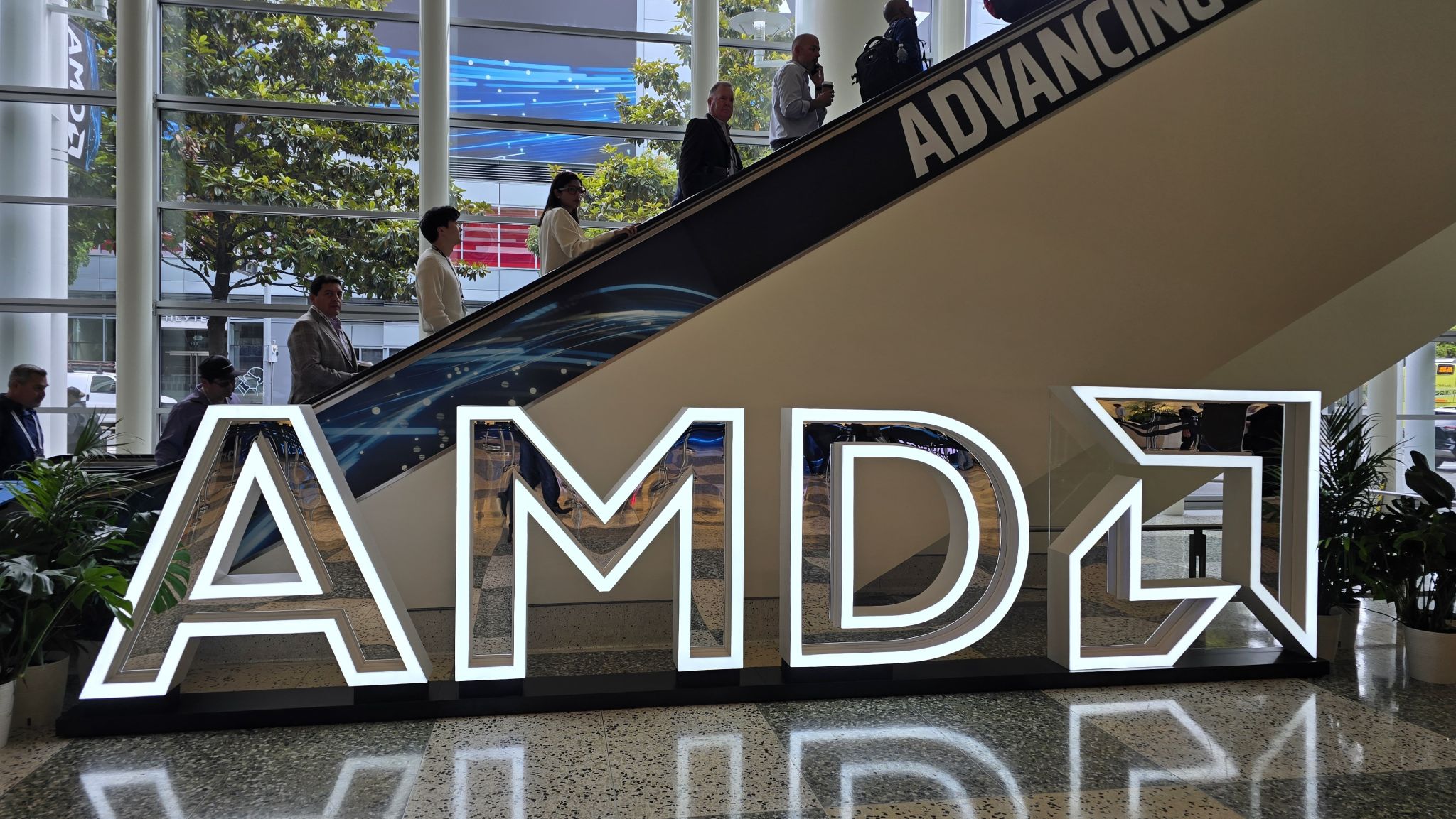 AMD Advancing AI 2026 signage in San Francisco