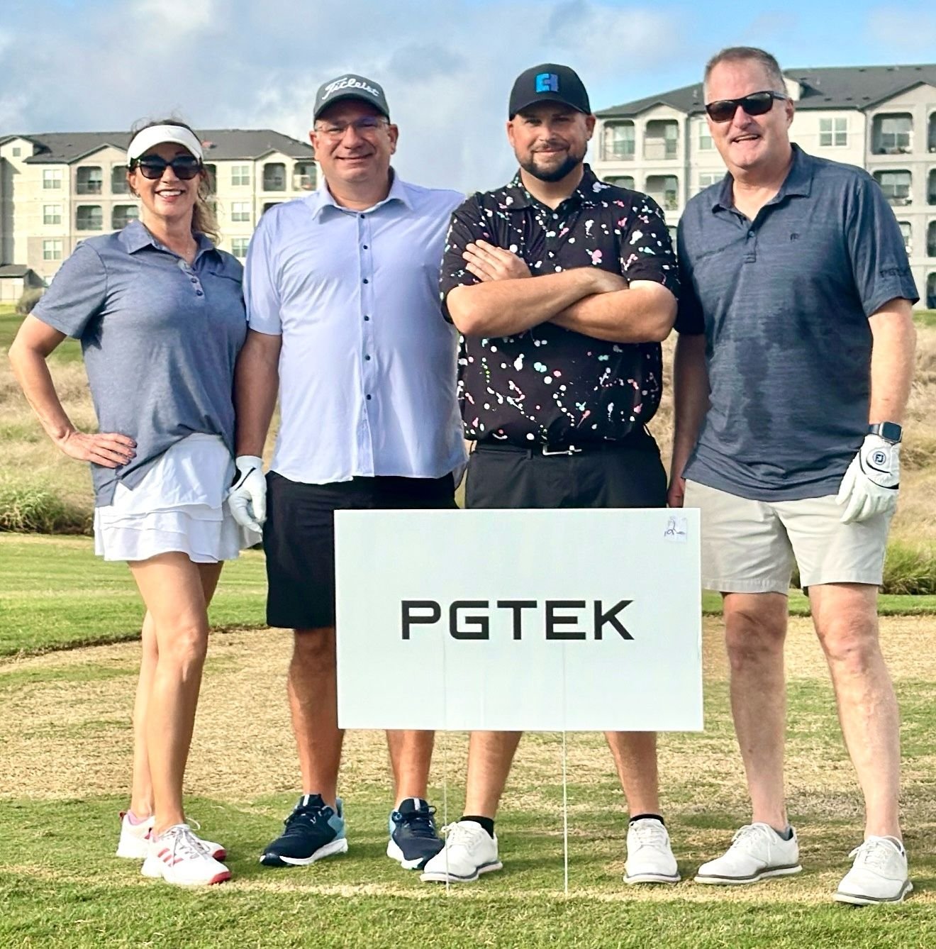 PGTEK team at the Drake Charity Golf Tournament
