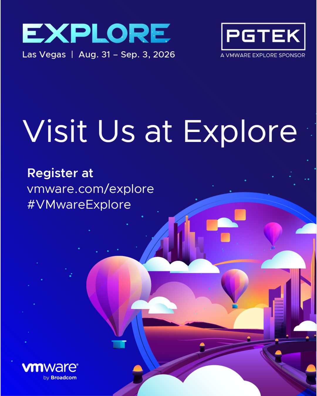 PGTEK VMware Explore 2026 Silver sponsor announcement